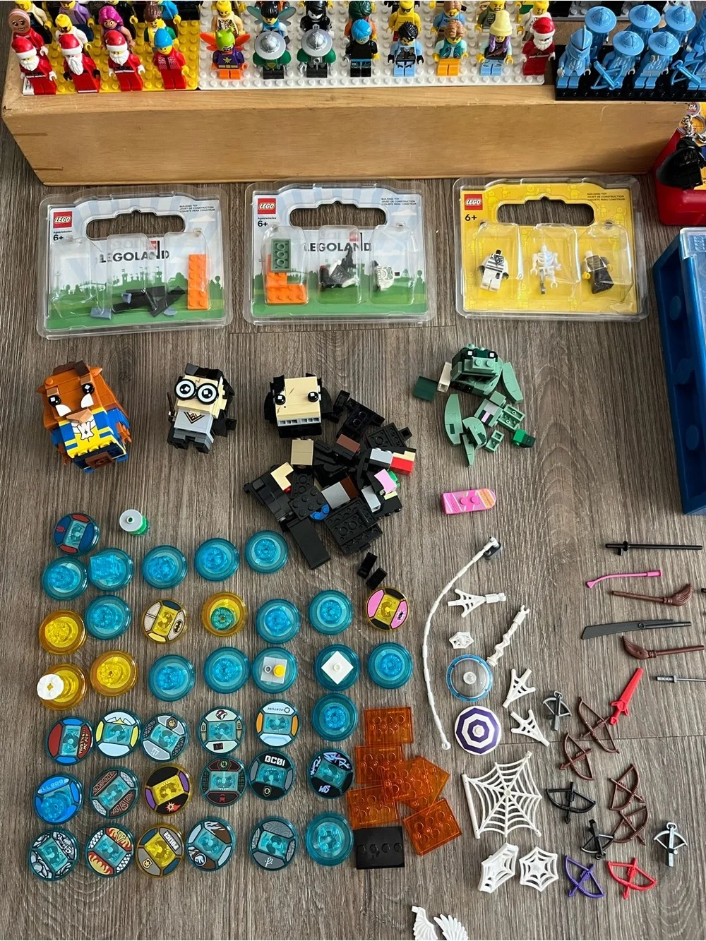 Large Collection of Mini Figures and Accessories - Multicolor